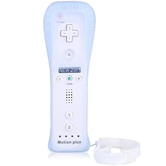 Built-in Motion Plus 2 in 1 Wireless Remote Controller for Wii /Wii U WHT
