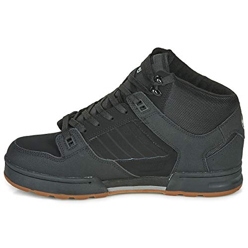Dvs Men's Militia Boot Skate Shoe, Black Gum Nubuck, 7.5 #TOP3
