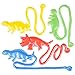 12 Dinosaurs Vinyl Sticky Hands Birthday Party Favors Toss and Stick