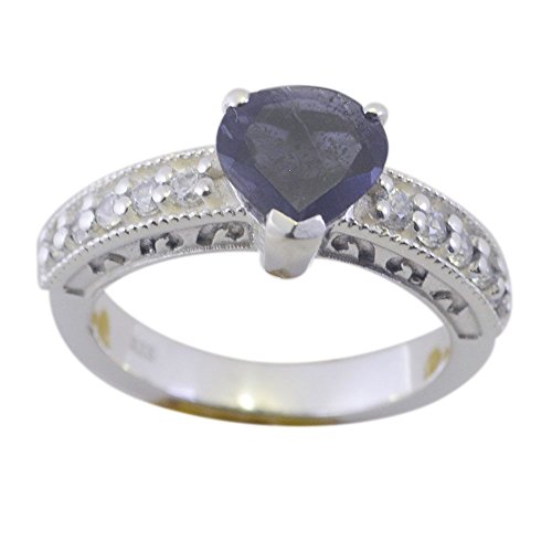 Bague en argent cœur et barre à sa taille pour un style quotidien - 2