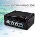 Healuck Firewall Mini PC Core 3 N300(8C/8T), 6 x 2.5GbE i226V LAN 4USB 2HD Type C TF Slot, DDR5 8GB RAM 512GB NVMe SSD, Fanless Router Hardware, Micro Computer Appliance, 4K Triple Display
