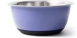 Fox Run 7329 Grand bol de mélange, acier inoxydable, préparation de 6,25-Quart, mélange & Serv. 6.25 Mélange de quartz Bol de lave-vaisselle Coffret en acier inoxydable durable & Résistant aux rayures