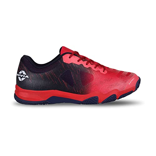 Image of Nivia Verdict 2.0 Badminton Shoe for Men, Breathable Mesh with TPU Fusion Technology Upper, Non-Marking Sole, Ideal for Badminton, Volleyball, Squash, and Table Tennis