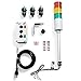 Signaworks LED 3 Light Steady Andon Tower Light Kit - Parts Only, Assembly Required - 2 Position Switches for On/Off - Stack Lightâ€¦