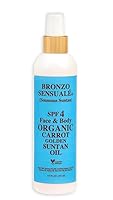 Vista 1 de Aceite de bronceado con protección solar SPF 4: ingredientes orgánicos y botánicos para un bronceado seguro y brillante, de rápida absorción