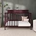 Dream On Me Ivy 5-in-1 Convertible Full-Size Baby Crib in Auburn, GreenGuard Gold & JPMA Certified, 3 Mattress Heights, Converts to Toddler, Day & Full-Size Bed, Safe & Stylish Nursery