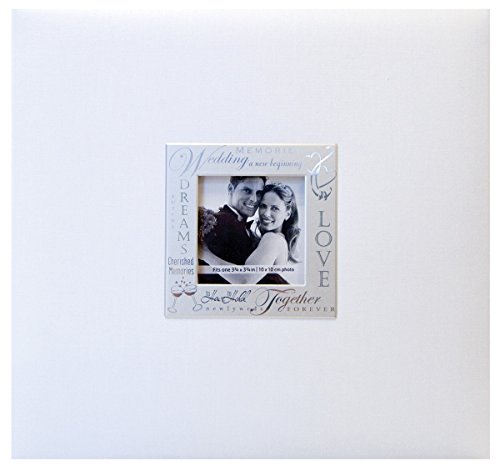MBI 13.2x12.5 Inch Expressions Postbound Album with 12x12 Inch Pages, White (803516)