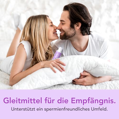 Premom Kinderwunsch Gleitgel 60 ml - Spermienfreundliches Fruchtbarkeitsgleitmittel wasserbasiertes Fertilitätsgel für Paare Männer Frauen, ohne Parabene Glycerin, ideal bei empfindlicher Haut