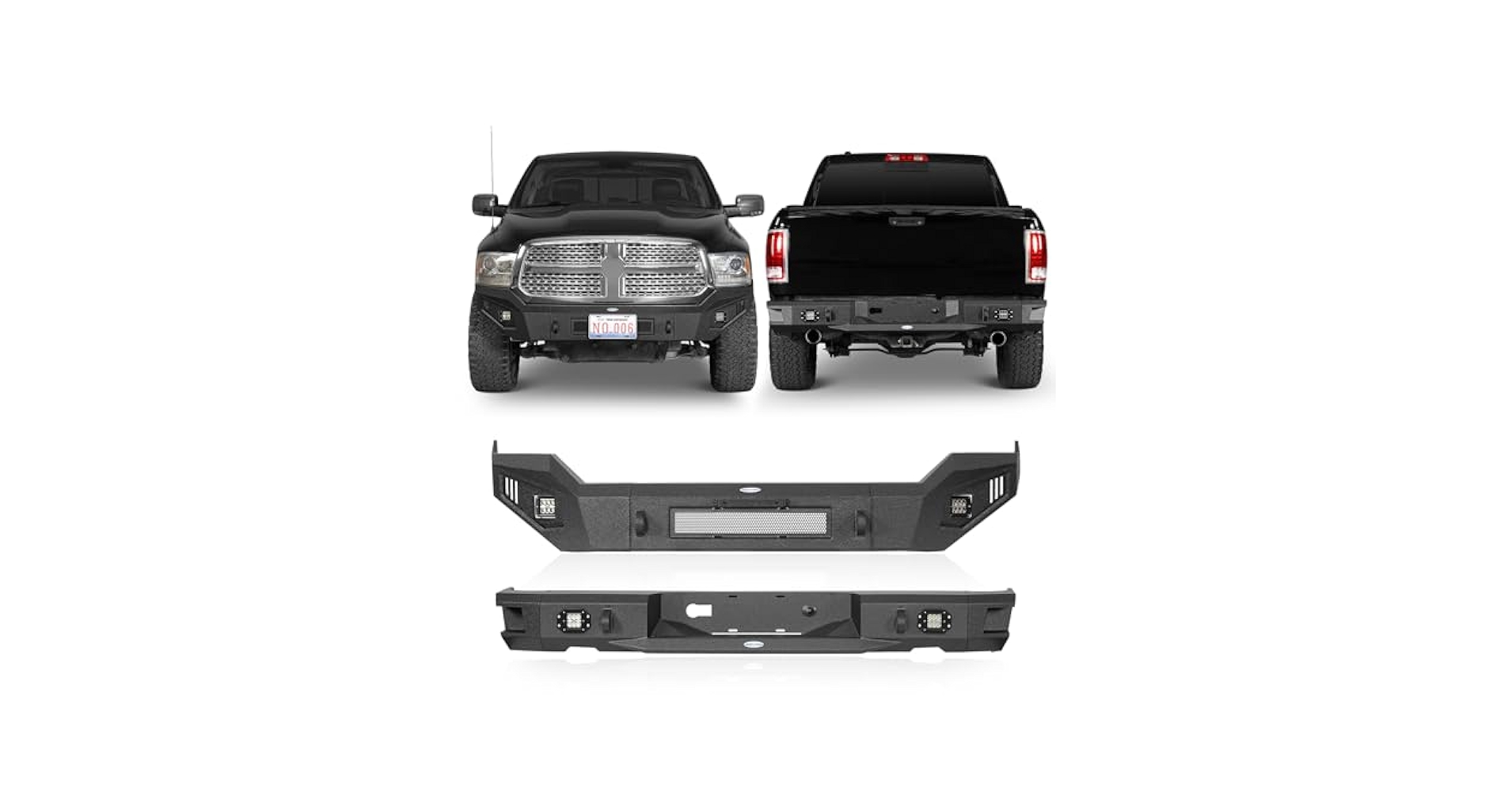 【U LAN】Most Two Way Corduroy Knit Padding Amazon.com: Hooke Road Front and Rear Bumper Kit for 2013