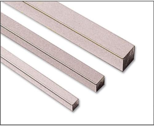 Sterling Silver 925 Square Wire 0.6mm (22 Gauge) Half Hard - 1 Meter