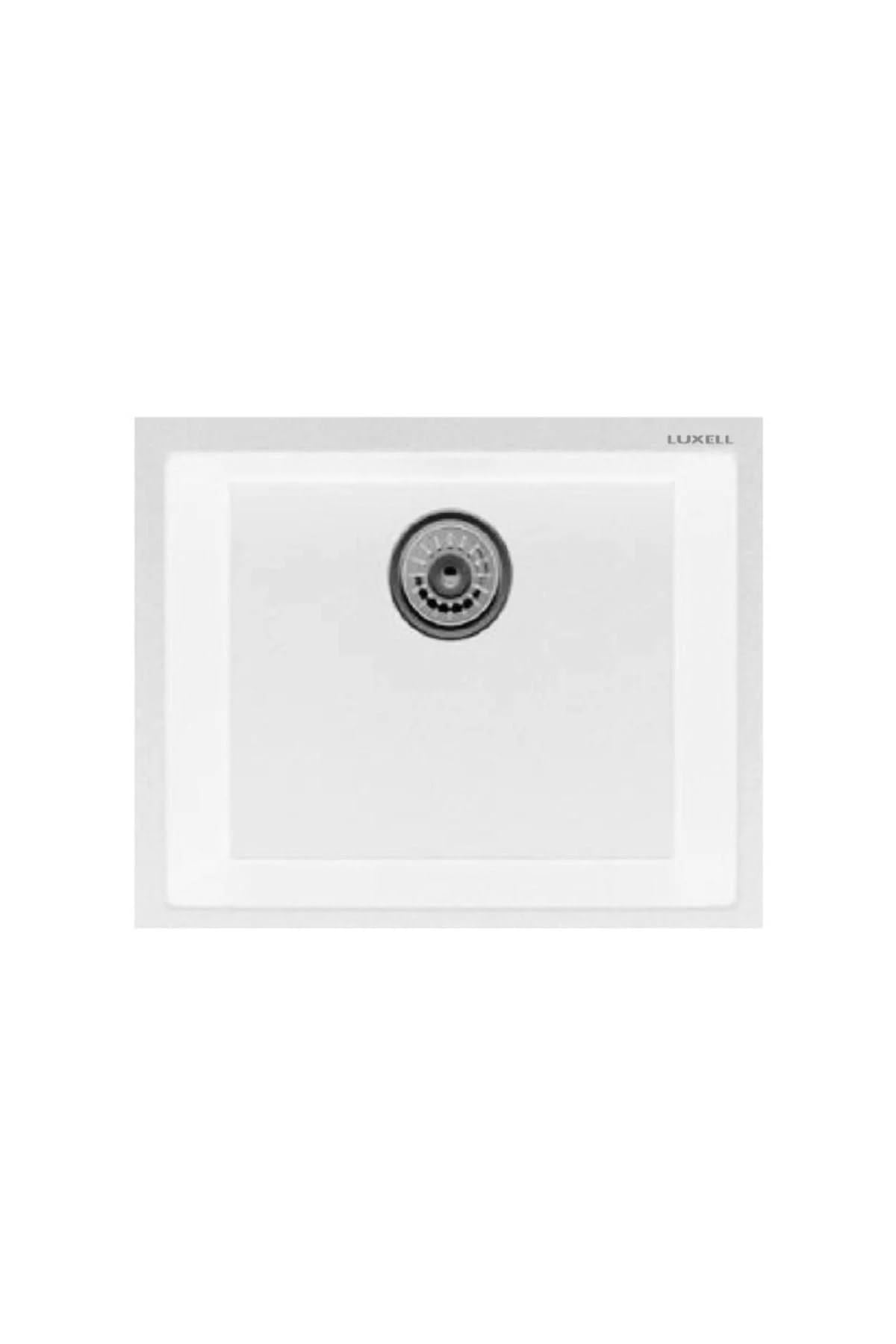 Luxell Lx-520 Eva W Tek Göz Granit Eviye Beyaz