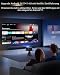 Beamer 4K Heimkino mit 1500 ANSI/1080P Full HD/Smart Android TV14.0/20W Dolby Digital Audio, ETOE Whale Tragbarer Projektor Autofokus & Trapezkorrektur Beamer, WiFi/Bluetooth, 200"für Outdoor/Handy