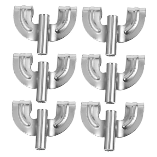 VICASKY 6pcs Ganchos de Metal para Bombo Accesorios para Montaje de Batería Fácil de Instalar Uso al Aire Libre miniatura 1