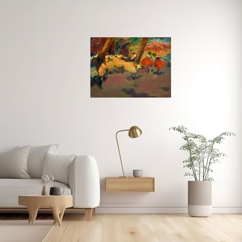 Poster Edgar Degas Before The Performance : cadeau ideal pour salon - 4