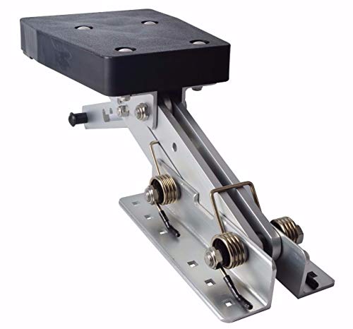 SeaLux Heavy Duty Aluminium Marine Outboard Auxiliary Boat Motor Bracket Up to 10HP-BM - spring-assisted lifting action - 1pack