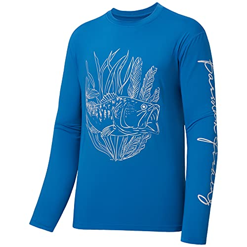 BASSDASH Fish Fishing Shirts for Men UPF 50+ Funny Short Long Sleeve Bass Redfish FS16M