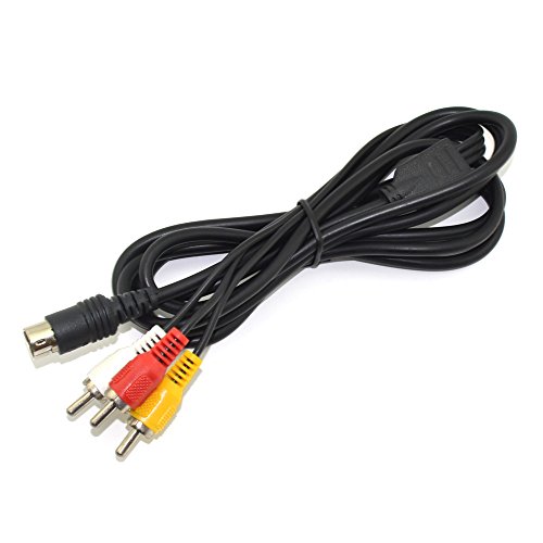 Cinpel Nickel Plated Plug Av Cable For Sega Saturn #TOP4