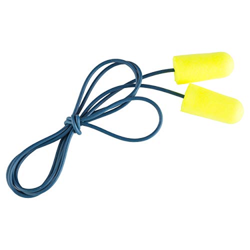 3M Personal Protective Equipment Ear Plugs, 200/Box, E-A-Rsoft Yellow Neons 311-4106, Metal Detectable