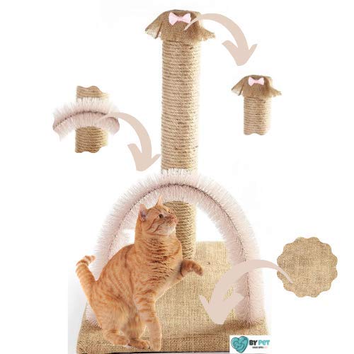 BYPET Kedi Kaşıma Ve Tırmalama Tahtası (Pembe)