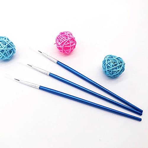 Ruihcby[60 Pack] Pointed Round Painting Brush,Hand Made Thread Drawing Brush,Detail Paint Brush For Acrylic, Oil And Watercolor (S(#0)) #TOP3