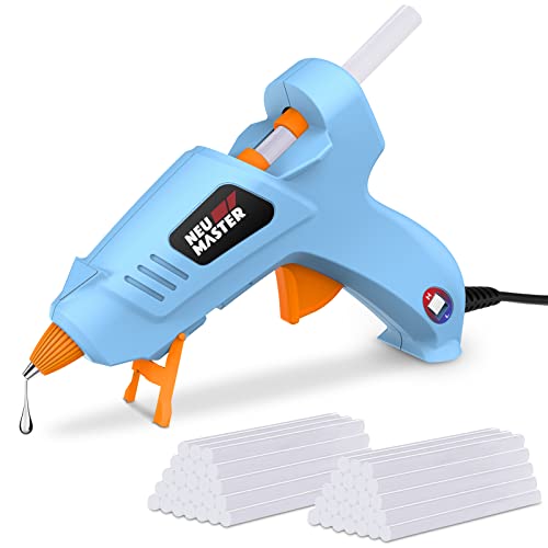 Pistolet à Colle Chaude - NEU MASTER Pistolet Colle 20W 2 Impostazioni di Temperatura avec 50 Bâtons Chauffrage pour Pistolet le Artisanat, DIY, Maison, Bricolage, Bureau Cover