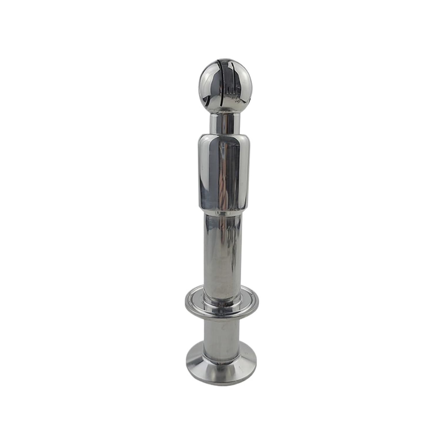 1.5" Tri Clamp to 2" Tri Clamp Tank Rotating CIP Spray Ball Tri Compatible Cleaning Ball,SS304 Stainless Steel