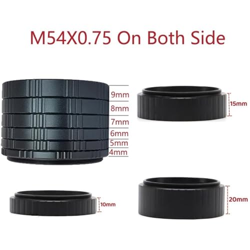 Anillo de extensión T M54 para solucionar problemas de enfoque en telescopios 6