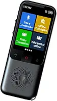 Dispositivo tradutor de idiomas sem necessidade de WiFi com 138 idiomas, 12 vozes offline e 39 tradução de fotos, tradutor bidirecional ChatGPT portátil para viagens, negócios, aprendizado
