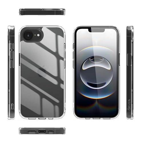 Nevox StyleShell Invisio, Schwarz Coque de Protection pour téléphones Portables