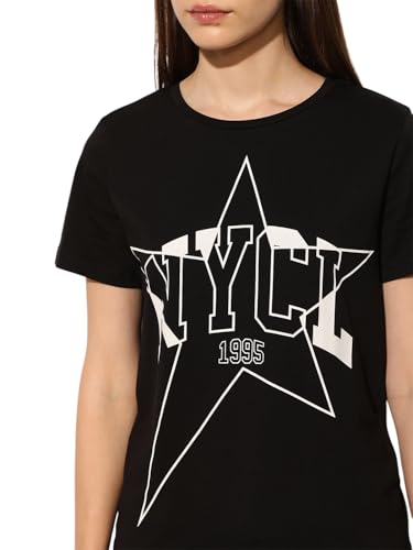 Image of ONLY Women's Cotton Regular Fit T-Shirt