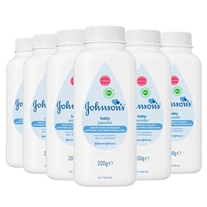 Johnson’s Baby Powder Talc Talcum Soft Skin Care Protect Bottles – Pack of 6 x 200 G