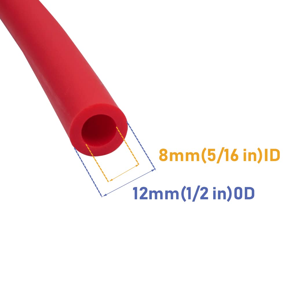 Cinta De Goma De Látex Natural - 1 Metro / 3.2 Pies, Diámetro 9 Mm, Para Catapultas O Manualidades