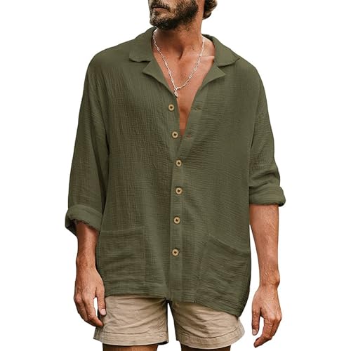 Chemise homme manches courtes de style Aloha pour des vacances d'été légères et décontractées