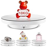 YGVQN Plateau Tournant Électrique, 360° Présentoir Motorisé pour Bijoux, Montres, Produits...