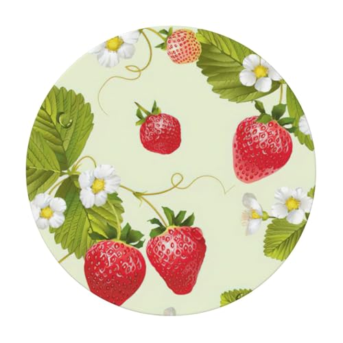 Mantel de picnic con fresas ideal para terraza y jardín 3