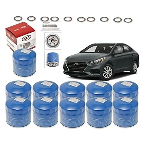 LMParts 10 Pack Genuine Engine Oil Filter Washers for Hyundai forKia OEM 26300 35505????? Cover