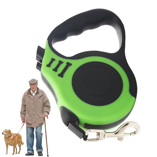 Einziehbarer Hundeladungen, einziehbarer Hunde Walking -Leads | Haustier -Wandertraktionseil | Multifunktionales Trainingsinstrument im Freien für Wandern, Sport und Camping
