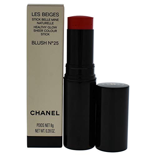 Chanel Les Beiges Healthy Glow Sheer Colour Stick Blush 25 for Women, 0.28 Ounce