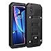 Produktbild Beeasy Hülle Kompatibel mit iPhone XR, Wasserdicht Stoßfest Outdoor Handy Case Militärstandard Schutzhülle mit Displayschutz Robust Metall Schutz vor Stürzen Stößen Heavy Duty Handyhülle,Schwarz