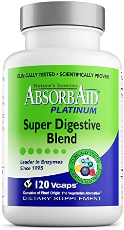 Absorbaid Platinum Super Digestive Blend, 120 Count