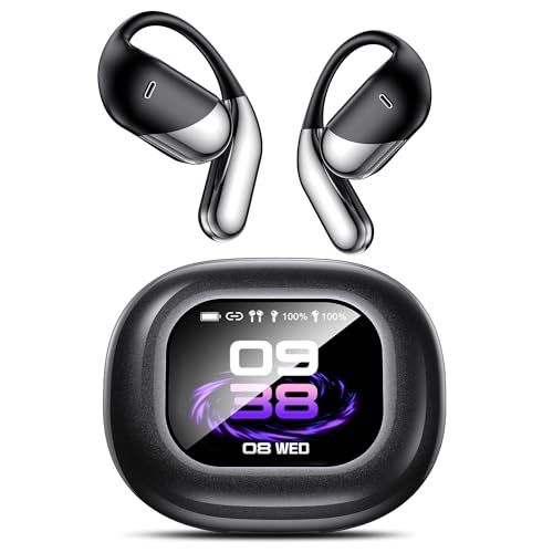 AI Translation Earbuds 144 Languages Real-Time 2-Way Voice Translator Earphones, Bluetooth 5.4 OWS Open-Ear Comfort, Hi-Fi Music & Call, Smart Touch+App, Gift for Travel Business Language Learning