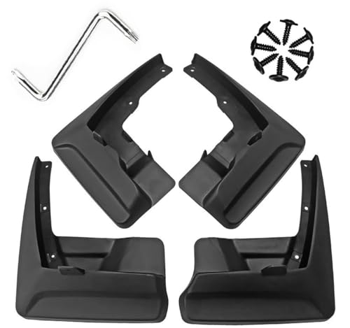 Image of Mud Flaps Mud Guards Fit for 2008-2017 Toyota Sienna, Front & Rear Mud Splash Guards Accessories - 4 Pc, Black
