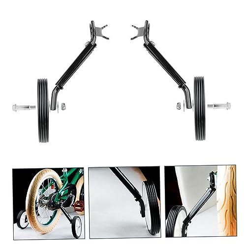 BESTonZON 1 Par Ruedas de Entrenamiento para Bicicletas Estabilizadores Antideslizantes Resistentes al Desgaste Ligeros para Niños miniatura 7