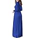 Jingying Women Long Sleeve Loose Plain Maxi Dresses Casual Long Dresses with Pockets