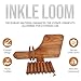 Lumberkart Premium Handcrafted Rosewood Inkle Loom for Weaving, Knitting & Crocheting – Adjustable Frame for Weaving Up to 42-inch Bands – Includes Weaving Comb – Durable & Smooth Crafting Tool