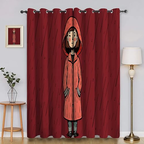 ����̏��̎q �h���E�Չ��J�[�e�� ��140cm ��80cm 2���g�b���r���O/�Q���p ���ՔM �ډB���d�l�b�􂦂� �h���[�v �Ռ��z �C���e���A�J�[�e�� AK3005