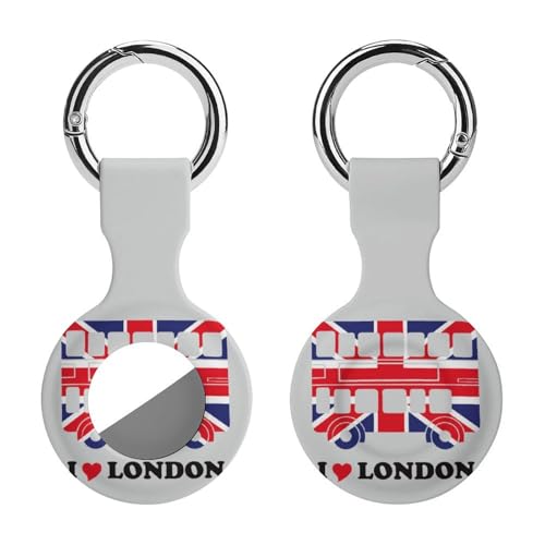 AirTag �P�[�X �G�A�^�O�L�[�z���_�[ �C�M���X���� �ό��o�X I Love London �G�A�^�O�J�o�[ ���^ �y�� �ϏՌ� �����h�~ �ϋv�� �g�ѕ֗� �����h�~ �q����p�̃��P�[�^�[ GPS�y�b�g�g���b�J�[