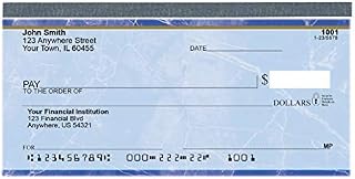 Value Price Blue Marble Top Tear Personal Checks