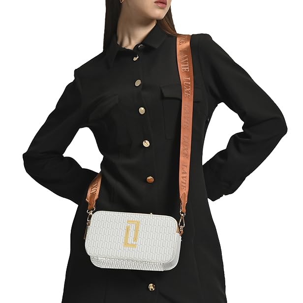 Image of Lavie Luxe Women's Mono Fenny Crossbody Sling Bag | Ladies Purse Handbag | Gift for Women
