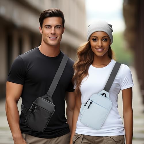 Mini Sling Bag for Men and Women, Small Crossbody Sling Backpack bag, Waterproof Phone Chest Bag for Workout Travel by higouta - Used condition - CA$15.37
